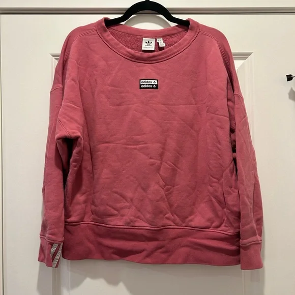 adidas Originals Vocal Maroon Crew Neck Sweatshirt Sz small - Picture 4 of 9